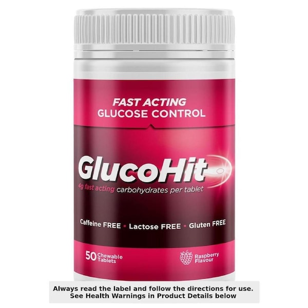 Glucohit Glucose Raspberry 50 Tablets