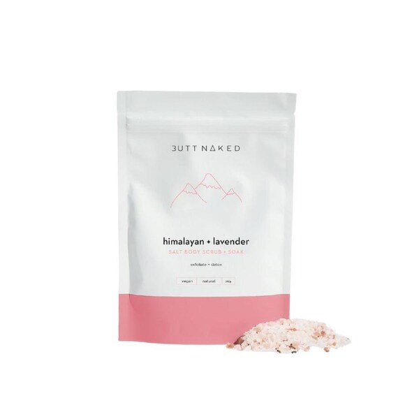 Butt Naked Body Himalayan + Lavender Salt Body Scrub + Soak 250g