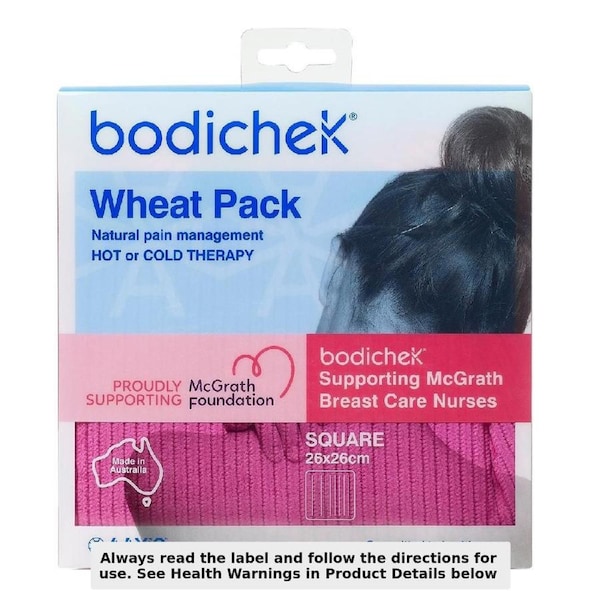 Bodichek Hot/Cold Wheat Pack Square Assorted Colours