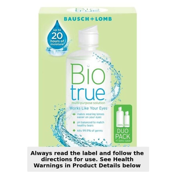 Bausch & Lomb Biotrue Multi-Purpose Solution 300ml + 120ml