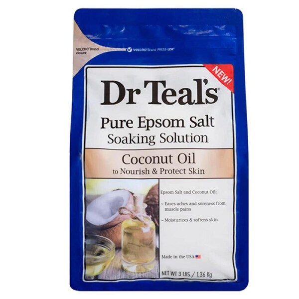 Dr Teals Epsom Salt Coconut Oil 1.36kg