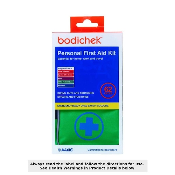 Bodichek First Aid Kit 62 Pieces