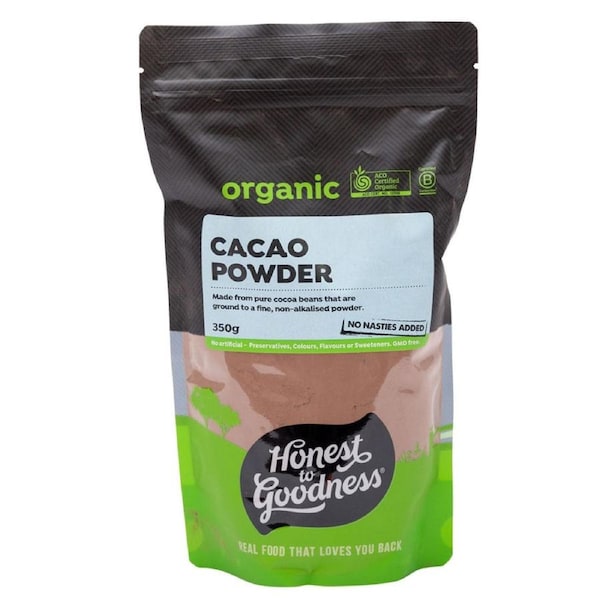 Honest to Goodness Organic Cacao Powder 350g