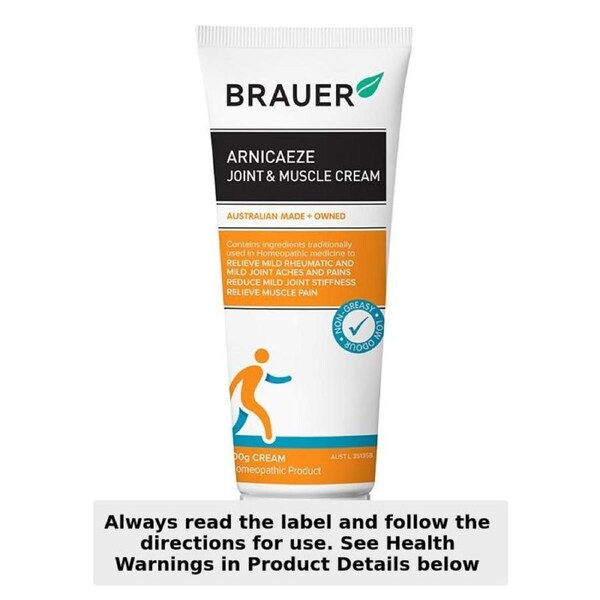 Brauer Arnicaeze Joint And Muscle Cream 100g