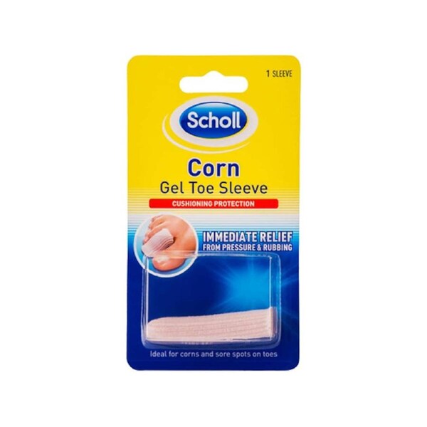 Scholl Corn Gel Toe Sleeve 1 Pack