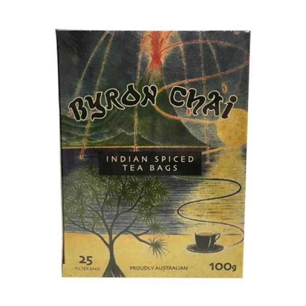 Byron Chai Indian Spiced Tea Bags 25 Pack