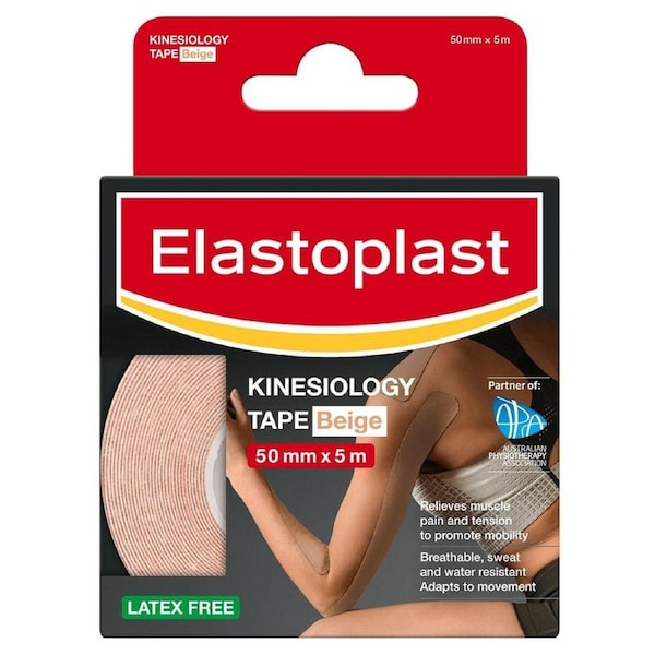 Elastoplast Kinesiology Tape Beige 5cm x 5m Roll