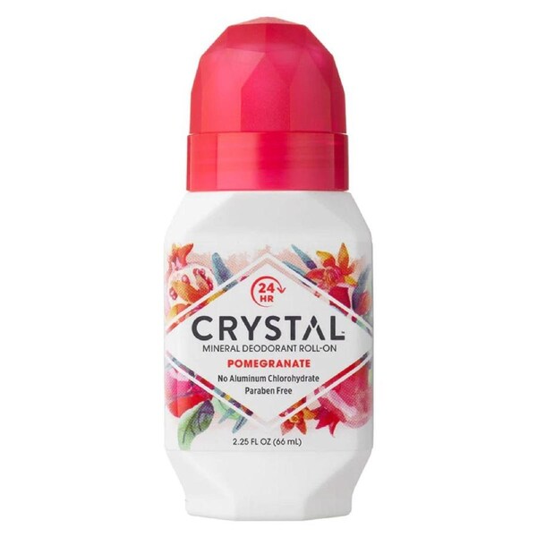 Crystal Mineral Deodorant Roll-On Pomegranate 66ml