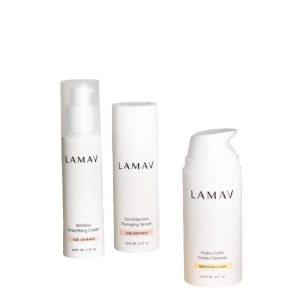 LAMAV Age Defence Organic Skincare Essentials 3 Pack