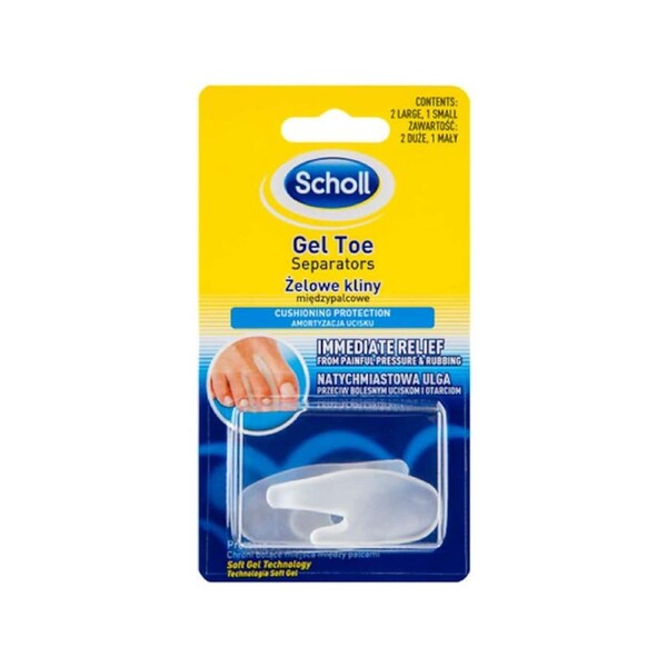Scholl Gel Toe Separators 3 Pack