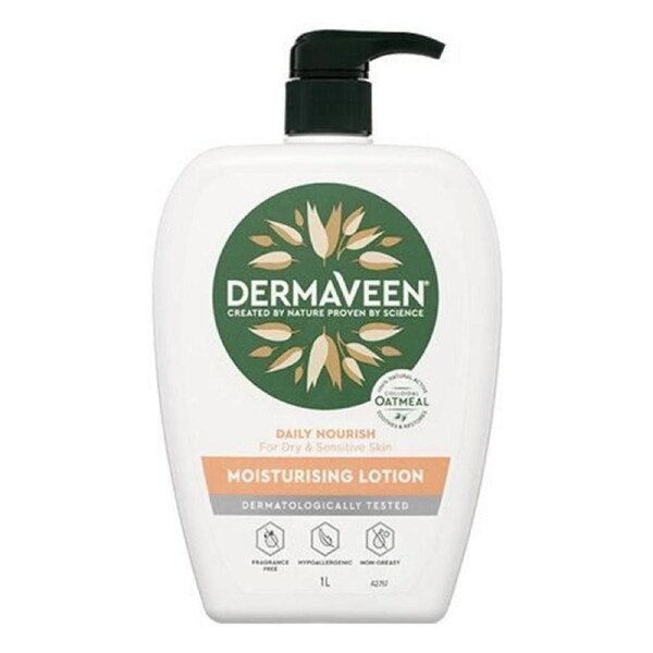 DermaVeen Daily Nourish Moisturising Lotion 1 Litre