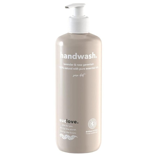Euclove Hand Wash Lavender & Rose Geranium 500ml