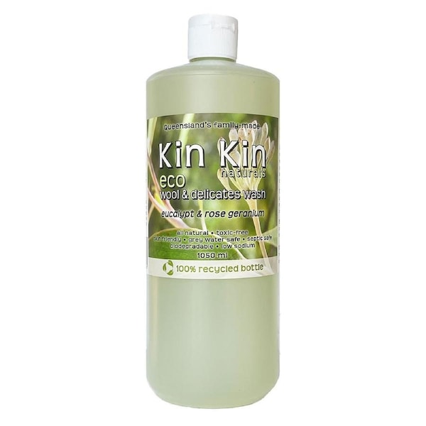 Kin Kin Naturals Eco Wool & Delicates Wash Eucalyptus 1050ml