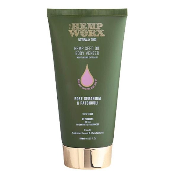 Hemp Worx Rose Geranium & Patchouli Body Veneer 150ml