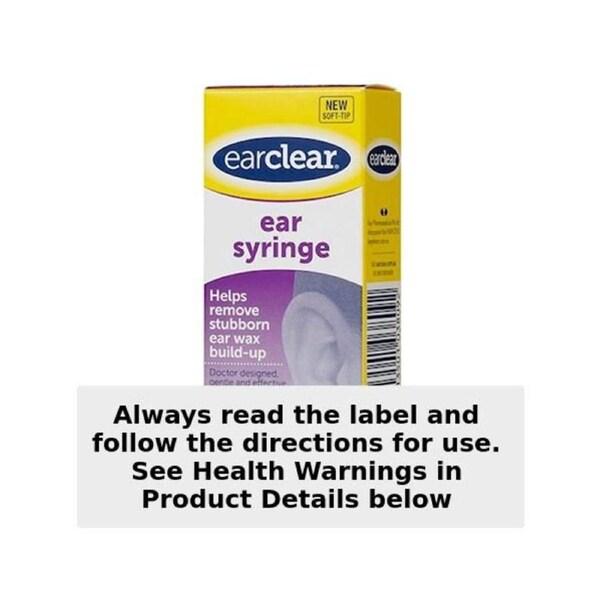 EarClear Ear Wax Removal Syringe 1 Pack