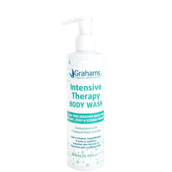 Grahams Natural Intensive Therapy Soap Free Body Wash 250ml