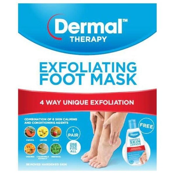 Dermal Therapy Exfoliating Foot Mask