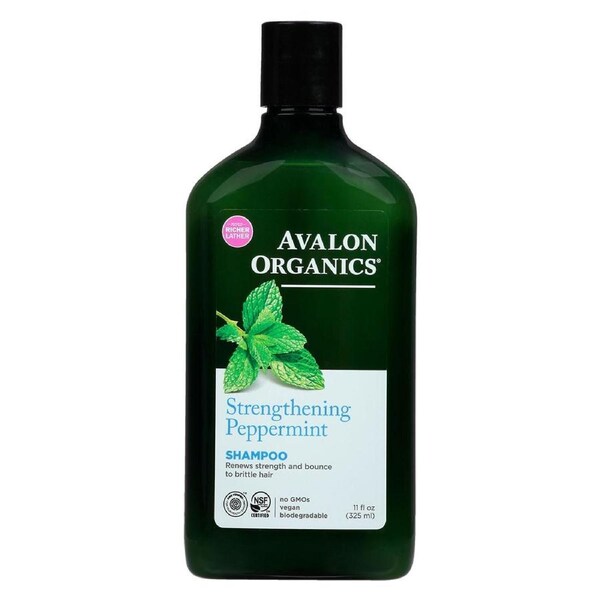 Avalon Organics Strengthening Peppermint Shampoo 325mL