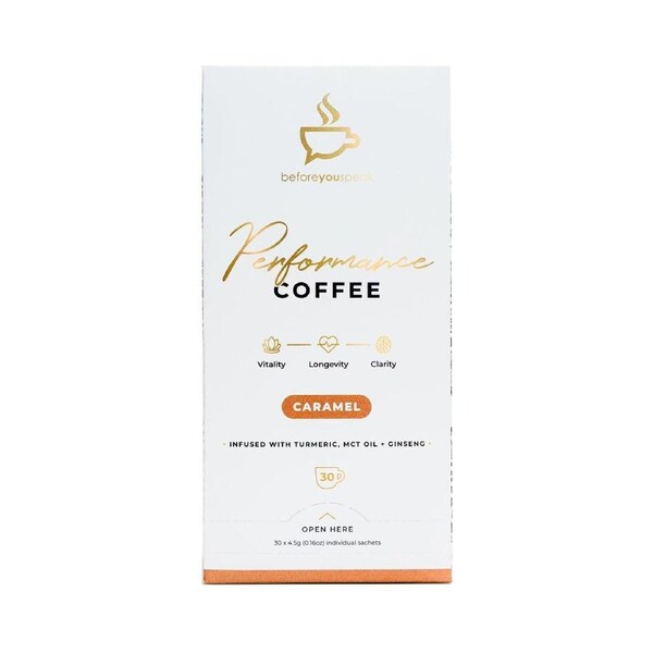 Beforeyouspeak Coffee Performance Coffee Caramel 30 x 4.5g