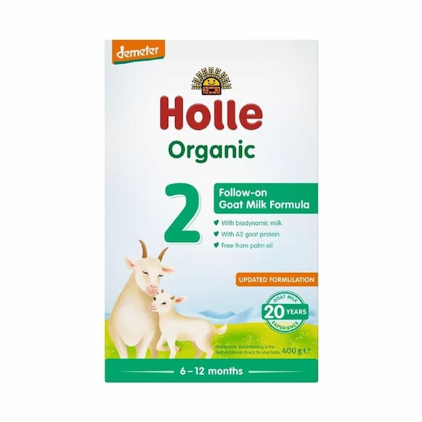 Holle Organic Goat Milk Follow-On Infant Formula 2 with DHA 400g