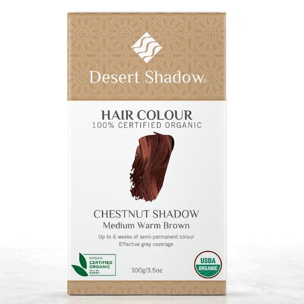 Desert Shadow Organic Hair Colour - Chestnut Shadow 100g