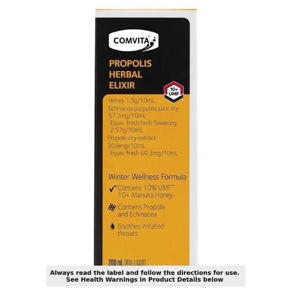 Comvita Propolis Herbal Elixir 200ml