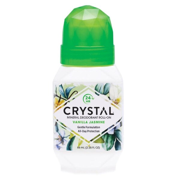 Crystal Mineral Deodorant Roll-On Vanilla Jasmine 66ml