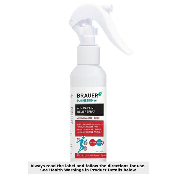 Brauer Magnesium+ Arnica Pain Relief Spray 100ml