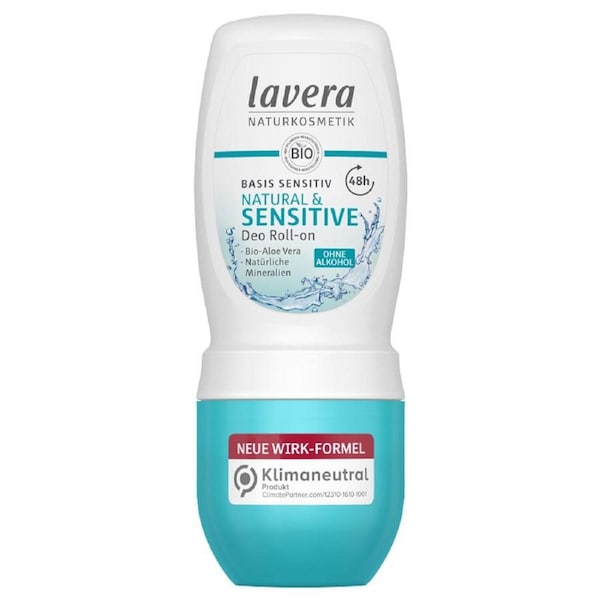 Lavera Basis Sensitiv Deodorant Roll On Natural & Sensitive 50ml