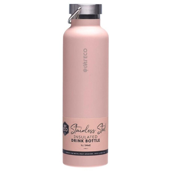 Ever Eco Insulated Stainless Steel Bottle Rose 1L