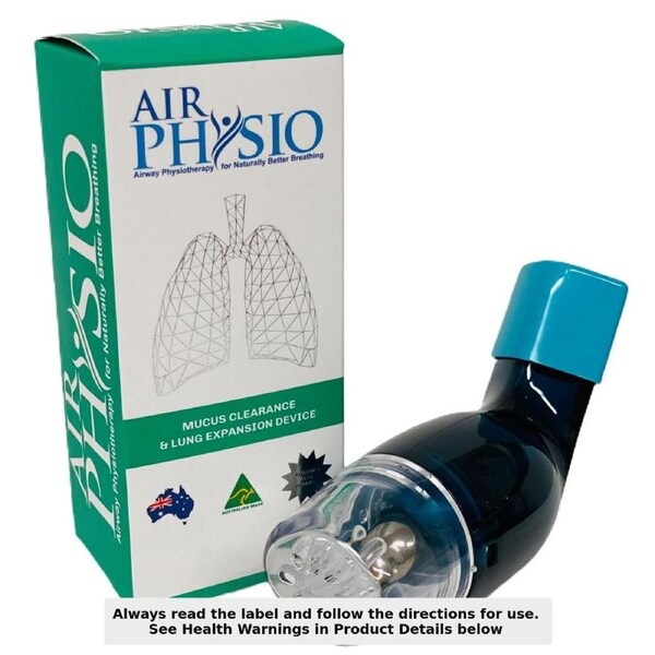 AirPhysio Mucus Clearance Device Average Lung Capacity