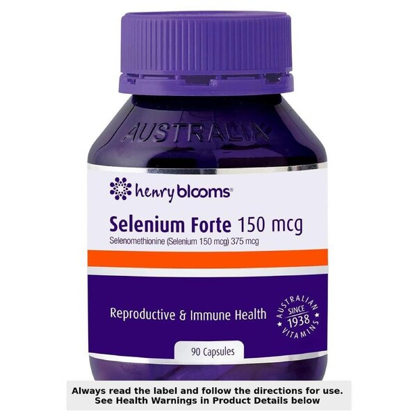 Henry Blooms Selenium Forte 150mcg 90 Capsules