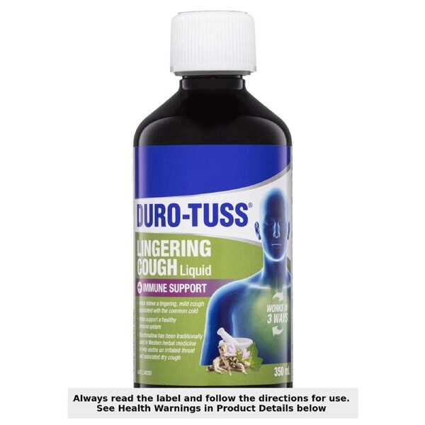 Durotuss Lingering Cough + Immune Support Liquid 350ml