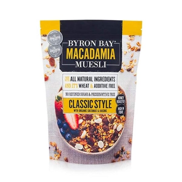 Byron Bay Macadamia Muesli Classic Style 450g