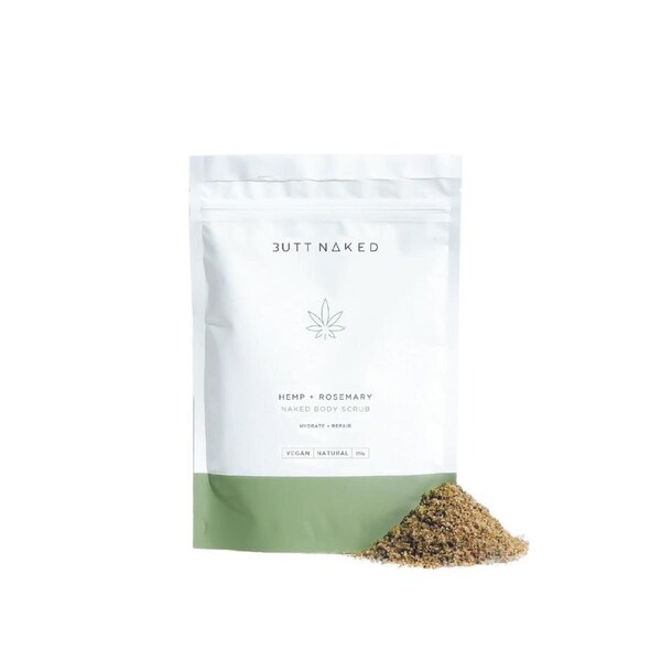 Butt Naked Body Hemp + Rosemary Body Scrub 250g