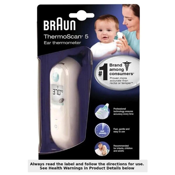 Braun ThermoScan 5 IRT 6030 Ear Thermometer