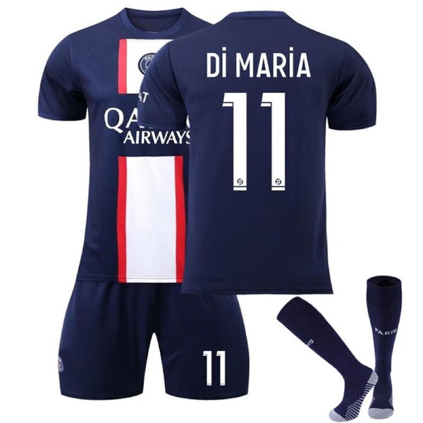 Nevenka DI MARIA #11 Paris Home Jersey 2022/23 Soccer Jersey Kit Football T-shirt Set For Adult Kids 22
