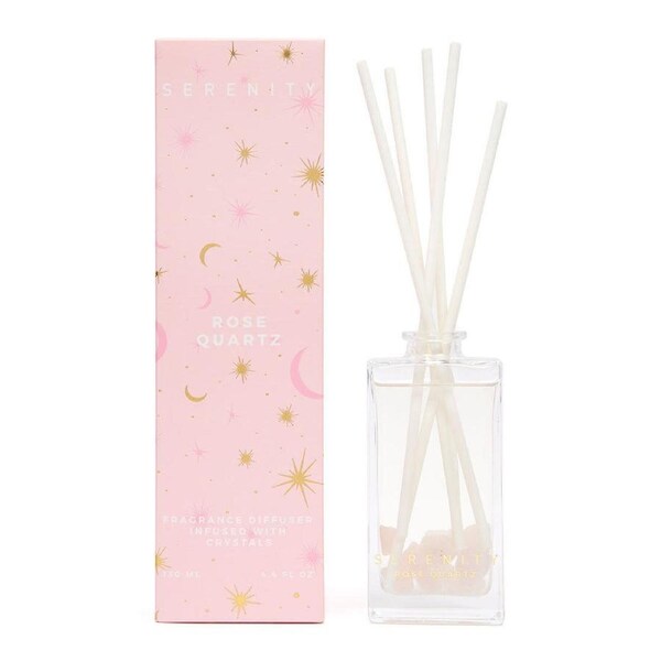 Serenity Love Rose Quartz 130mL Reed Diffuser Home Fragrance Gift SCY130RQ