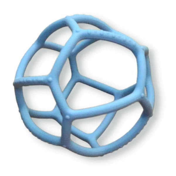 Jellystone Designs Baby Sensory Teething Ball Soft Blue