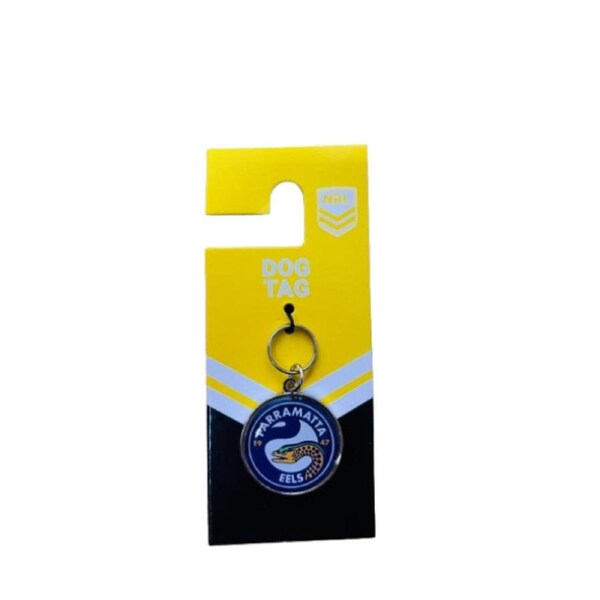 NRL Pet ID Tag - Parramatta Eels - Engravable - 30mm diameter