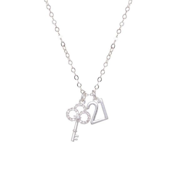 Gibson Gifts Equilibrium 21st Birthday Keepsake Silver Necklace Jewellery