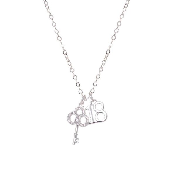 Gibson Gifts Equilibrium 18th Birthday Keepsake Silver Necklace Jewellery