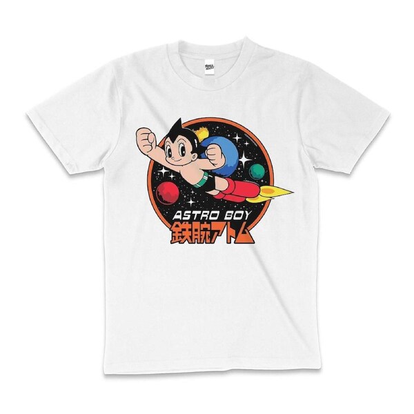 Cosmic Astro Boy Manga Anime Superhero Cotton T-Shirt Unisex Tee White 3XL
