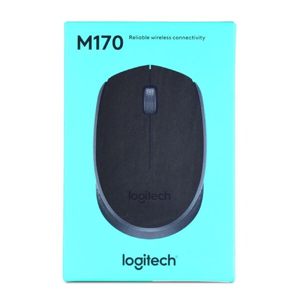 Logitech M170 Wireless Optical Mouse - Grey/Black (910-004658)