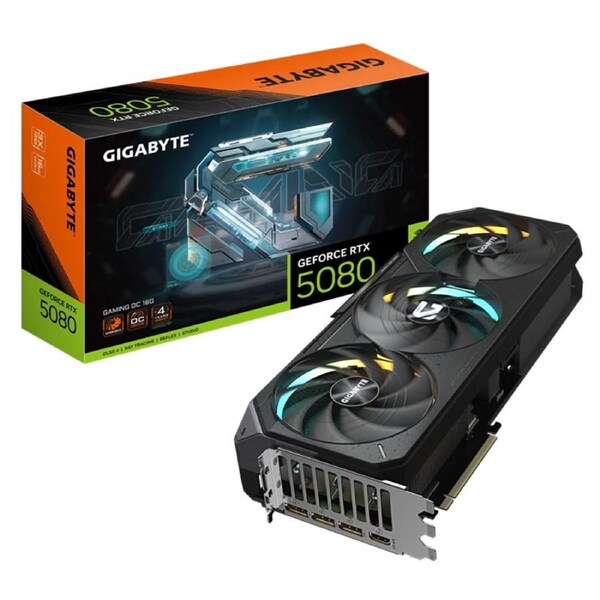 Gigabyte GeForce RTX 5080 Gaming OC 16G Graphics Card (GV-N5080GAMING OC-16GD)