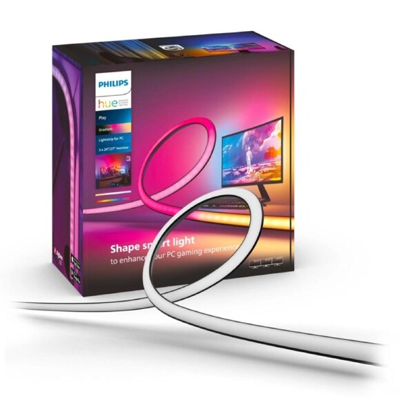 Philips Hue Play Gradient Lightstrip, 24-27 inch Length (Pack of 3)