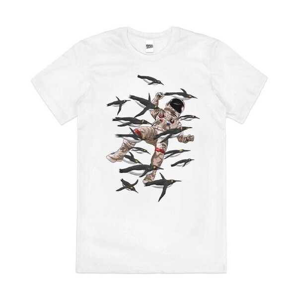 I Believe I Can Touch the Sky Space Cotton T-Shirt Unisex Tee White S