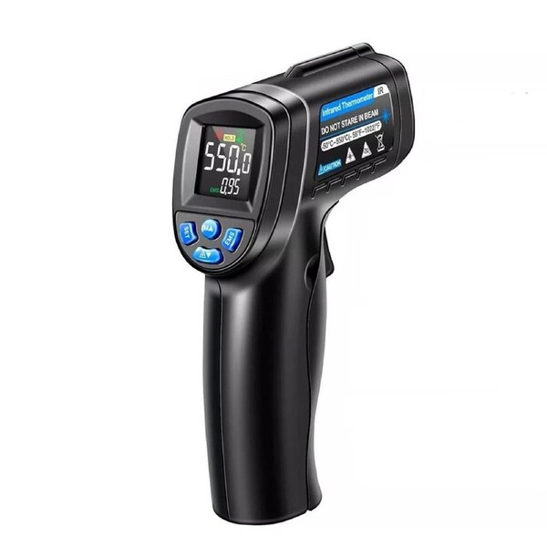 OZNALA Oven Digital Temperature Gun IR Infrared Thermometer Laser Sensor Pizza BBQ Food