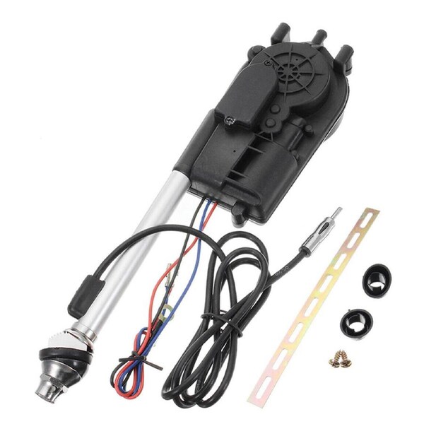 OZNALA Universal Car Electric Aerial Radio AM/FM Automatic Booster Power Antenna Kit