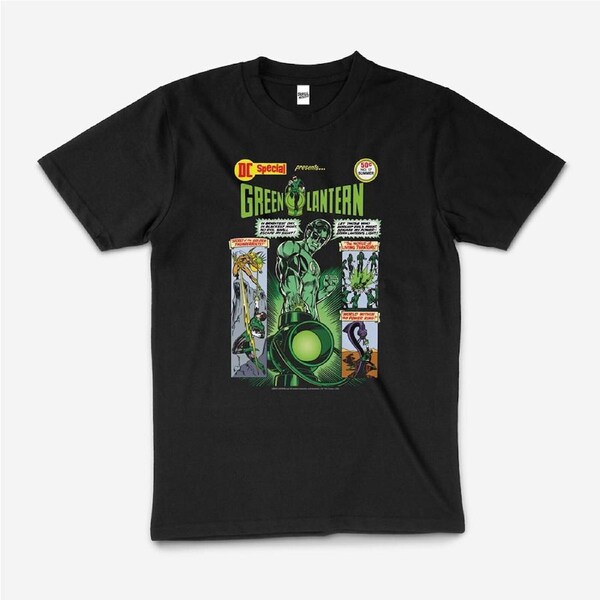 Green Lantern DC Special Comic Superhero Cotton T-Shirt Unisex Tee Black 4XL